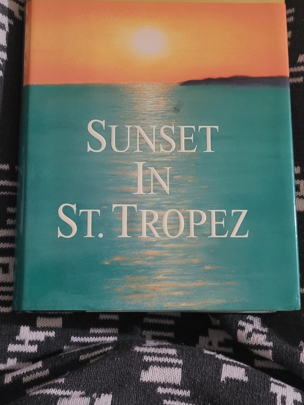 Sunset in St. Tropez Decorative Art Book - Teal & Orange